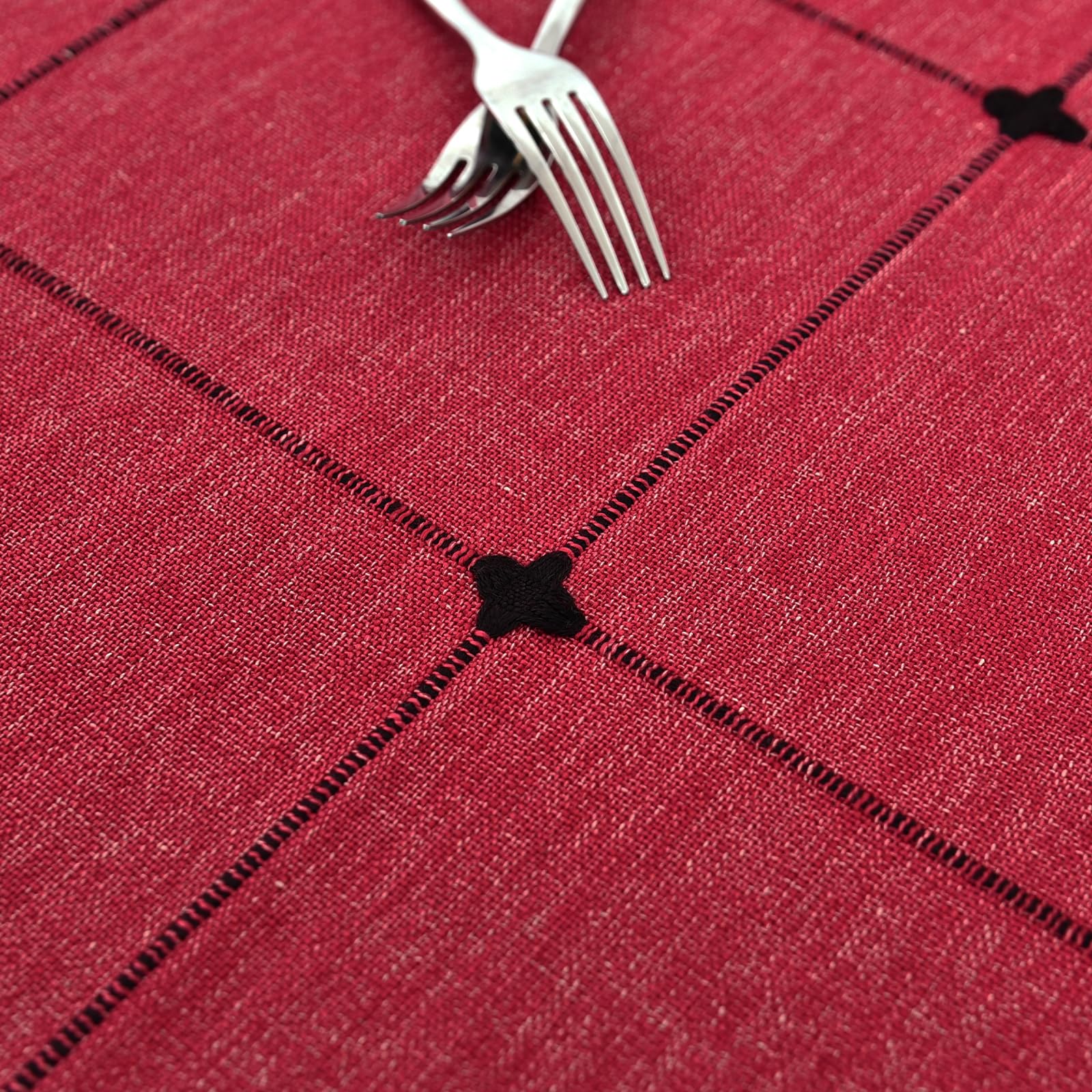 Amazon.co.jp: NEWISHER 刺繍入り 格子縞 ナイトスタンド カバー